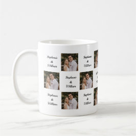 Taza De Café Mugre personalizada de patrones de foto y nombres