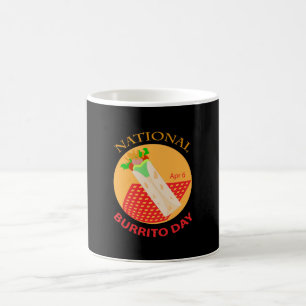 Taza De Café Mugre por el Día Nacional del Burrito