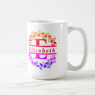 Taza De Café Mugre por nombres de letra E