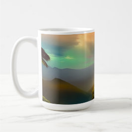 Taza De Café Mugre regular con un hermoso verde tropical exuber
