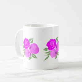 Taza De Café Mugre rosa brillante