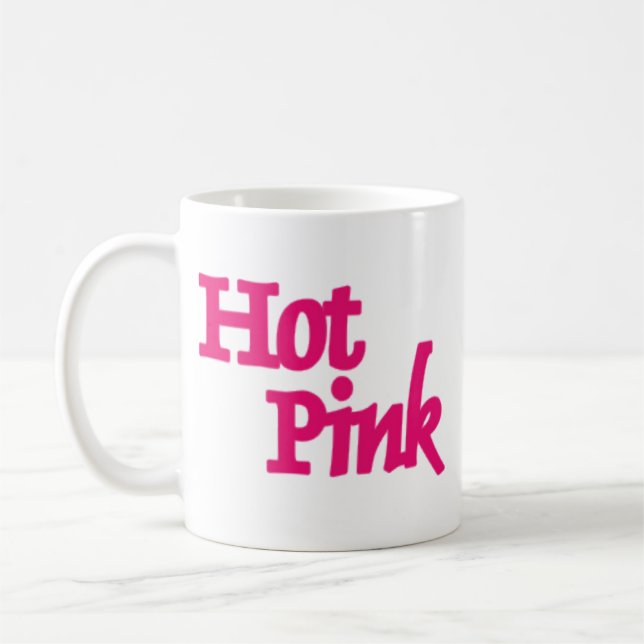 Taza De Café Mugre rosa caliente (Izquierda)