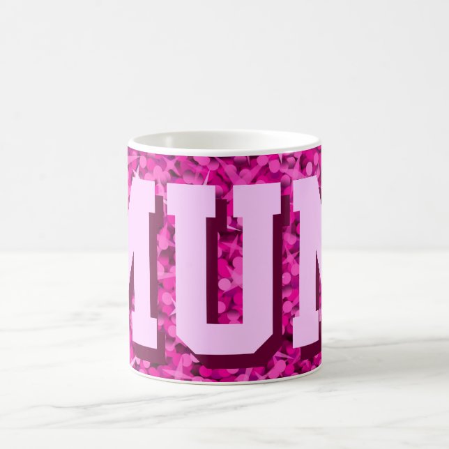 Taza De Café Mugre rosa "MAMÁ" de Glitz (Centro)