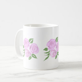 Taza De Café Mugre rosa suave