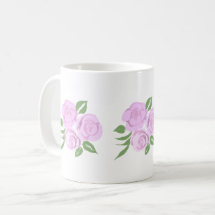 Taza De Café Mugre rosa suave