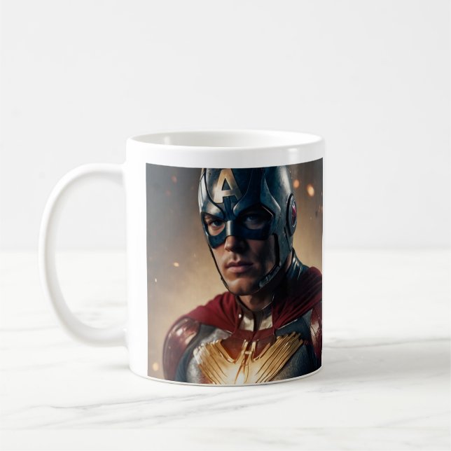 Taza De Café mugre superhéroe (Izquierda)