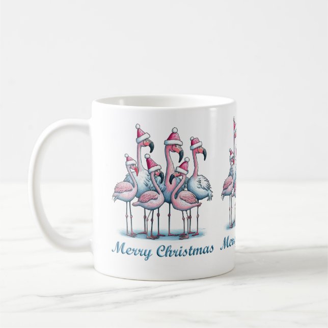 Taza De Café Mugre tropical de Navidad (Izquierda)