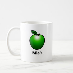 Taza De Café Mugre verde Apple Classic