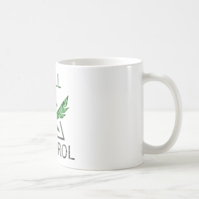 Taza De Café Mugre verde de control completo (Derecha)