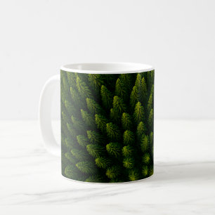 Taza De Café Mugre verde del bosque