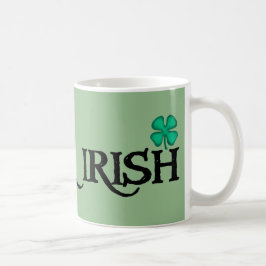 Taza De Café Mugre verde negro irlandés