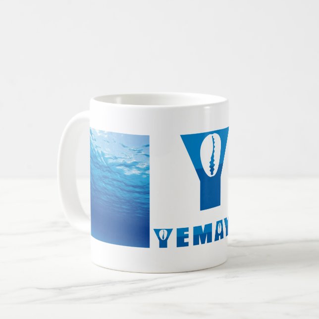 Taza De Café Mugre yemaya (Anverso izquierdo)
