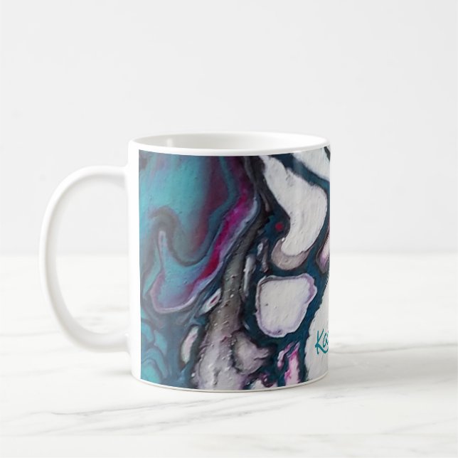 Taza De Café Mugs - Art Abstrait - Peinture (Izquierda)