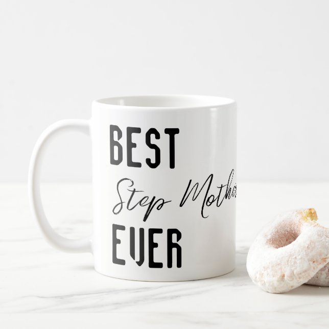 Taza De Café Mugs Best Step Mother Ever (Con donut)