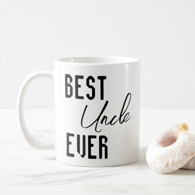 Taza De Café Mugs Best Uncle Ever (Con donut)