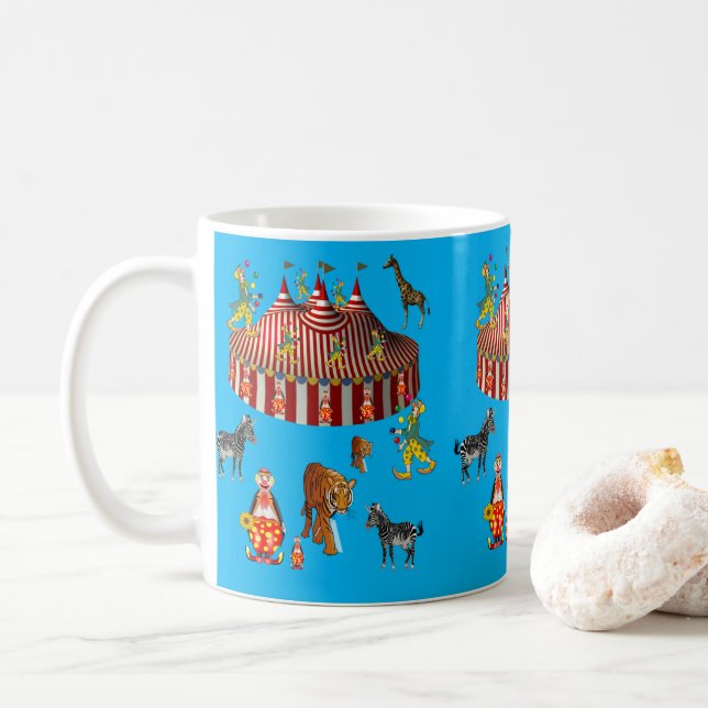 Taza De Café mugs circo (Con donut)