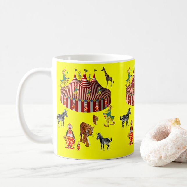 Taza De Café mugs circo (Con donut)