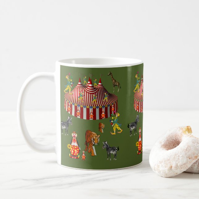 Taza De Café mugs circo (Con donut)