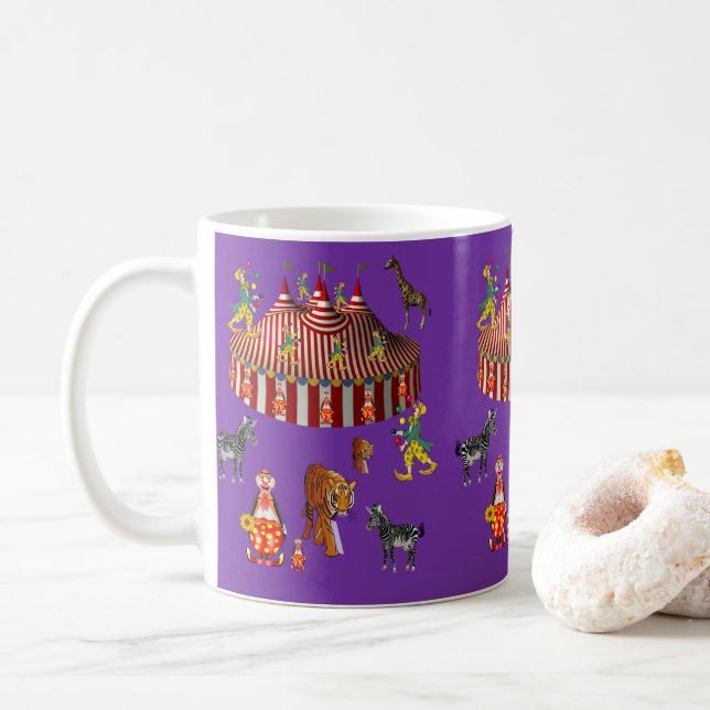 Taza De Café mugs circo (Con donut)