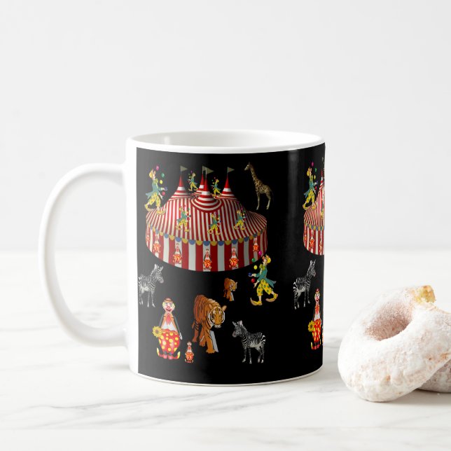 Taza De Café mugs circo (Con donut)