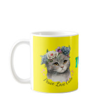 mugs classic Peace love cats