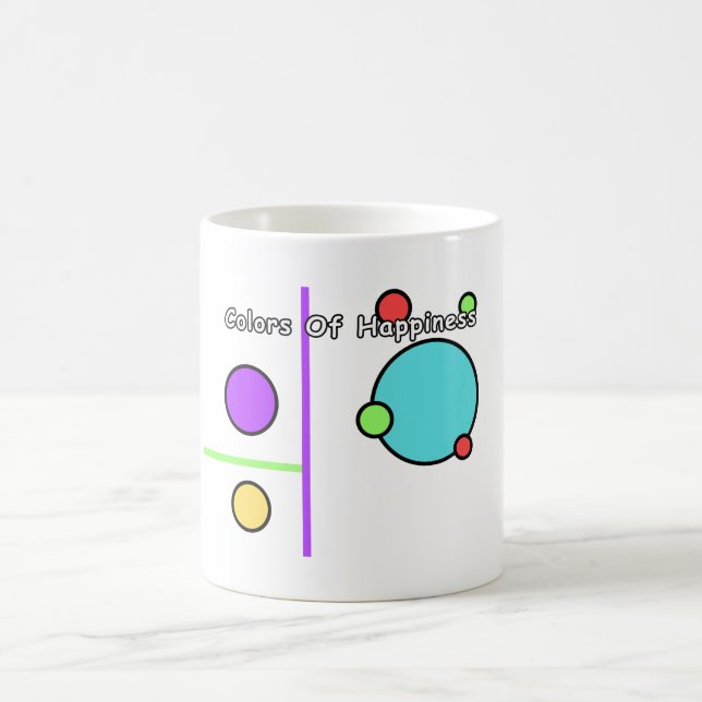 Taza De Café Mugs & Cups Con Un Tema Colorido (Centro)