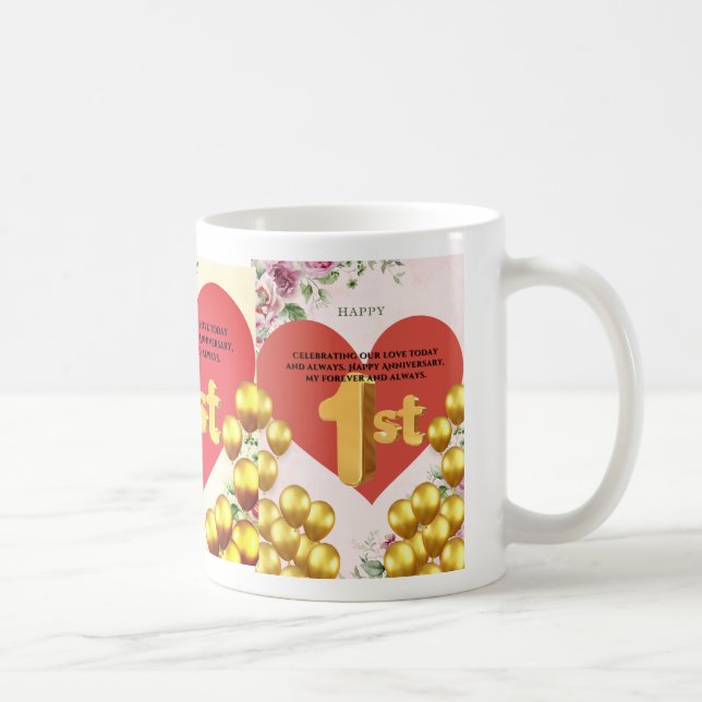 Taza De Café "Mugs de amor adorables" (Derecha)