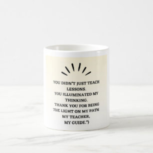Taza De Café Mugs de aprecio del profesor