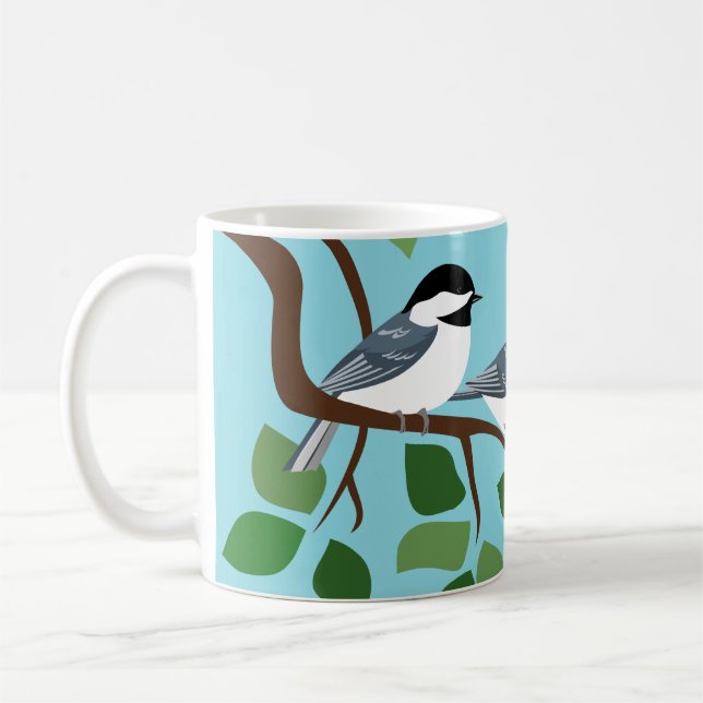 Taza De Café Mugs de aves de pollo (Izquierda)