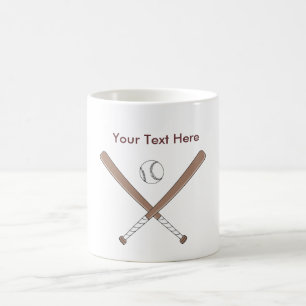 Taza De Café Mugs de béisbol personalizados Personalizados