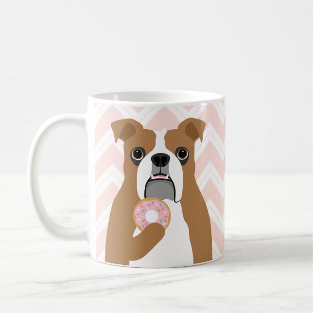 Taza De Café Mugs de Bulldog inglés (Izquierda)