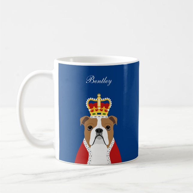 Taza De Café Mugs de Bulldog inglés (Izquierda)
