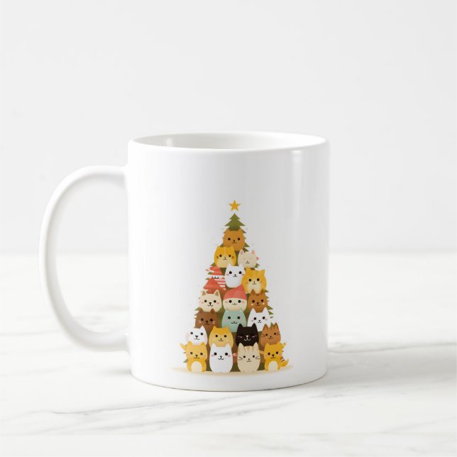 Taza De Café Mugs de gato (Izquierda)