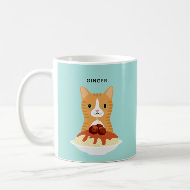 Taza De Café Mugs de gato (Izquierda)