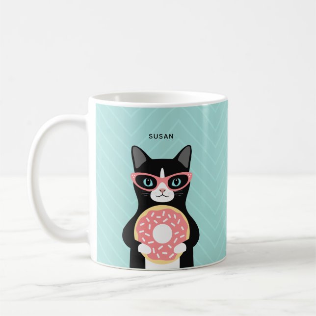 Taza De Café Mugs de gato (Izquierda)