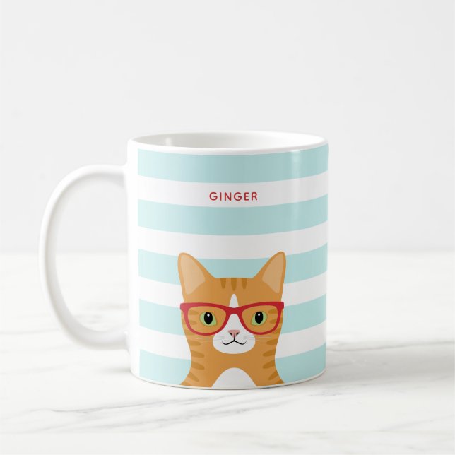 Taza De Café Mugs de gato (Izquierda)