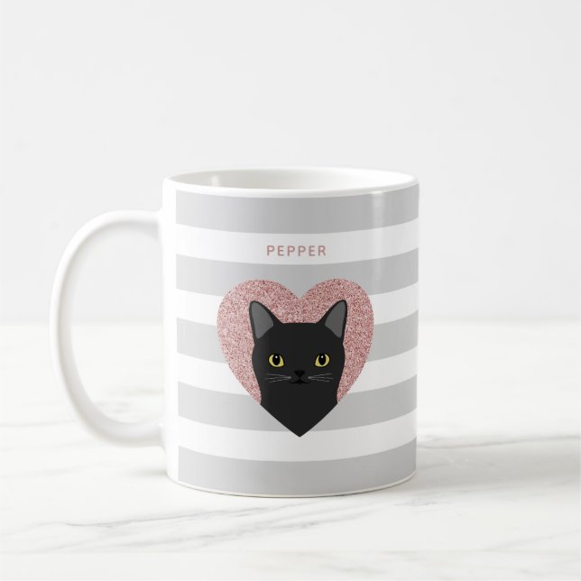 Taza De Café Mugs de gato (Izquierda)