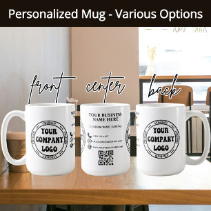 Taza De Café Mugs de negocios personalizados a granel para prom