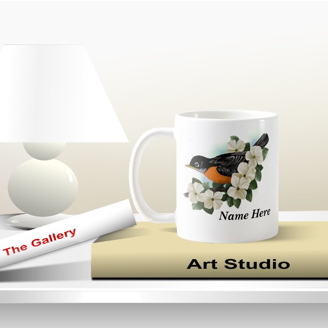 Taza De Café Mugs de pájaro personalizados (Subido por el creador)