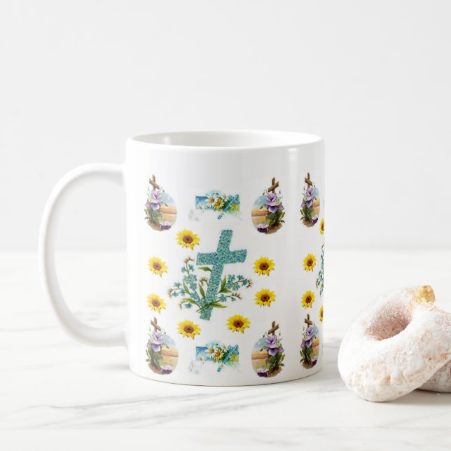 Taza De Café Mugs de Pascua (Con donut)