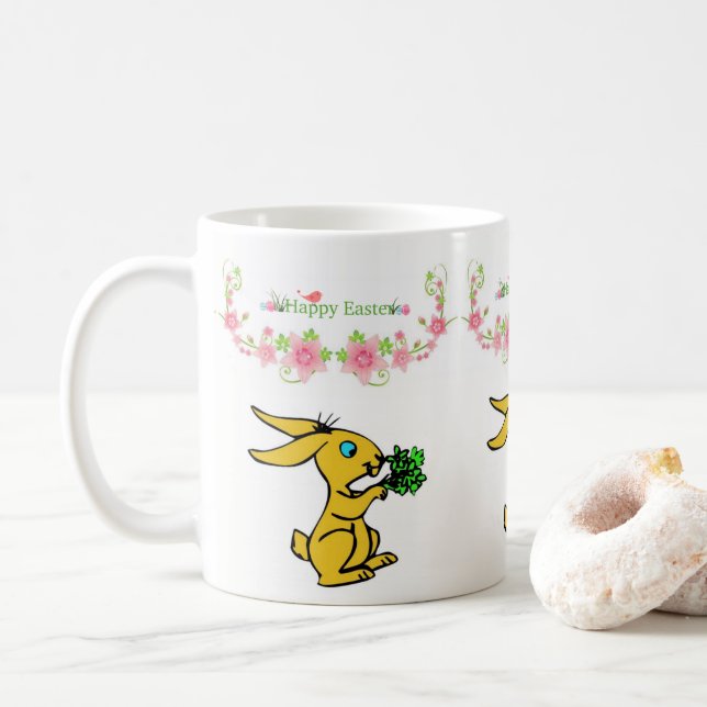 Taza De Café Mugs de Pascua (Con donut)