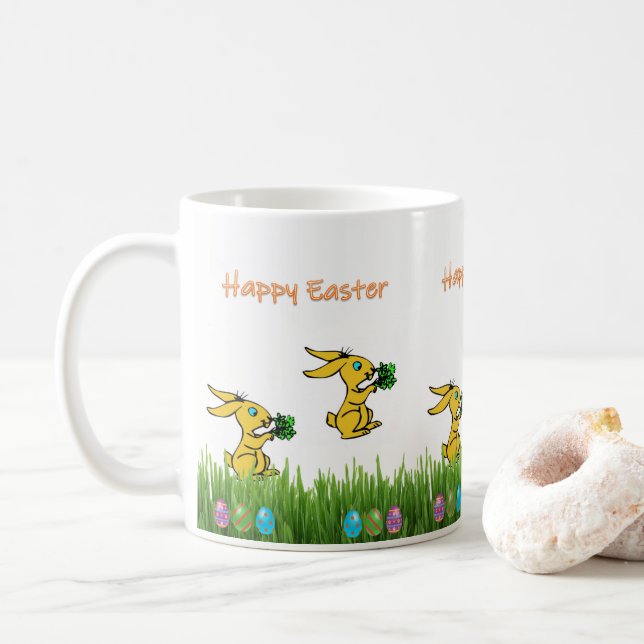 Taza De Café Mugs de Pascua (Con donut)