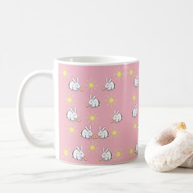 Taza De Café Mugs de Pascua (Con donut)
