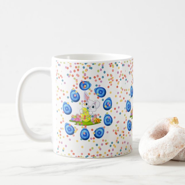 Taza De Café Mugs de Pascua (Con donut)