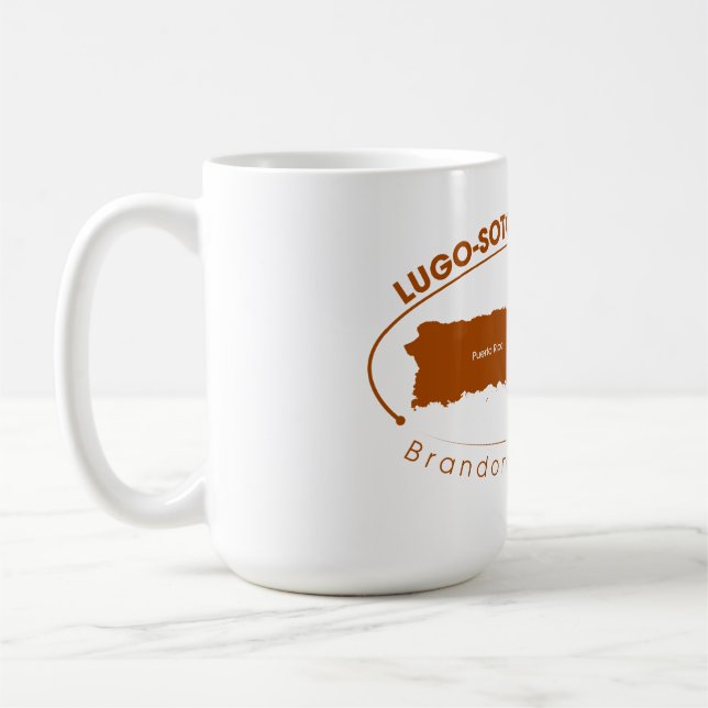 Taza De Café Mugs de Reunión de Familia Lugo-Soto (Izquierda)