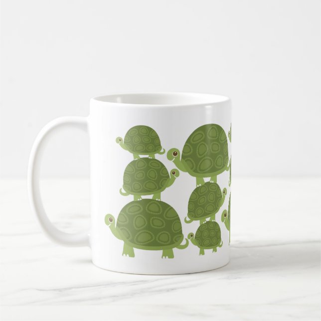 Taza De Café Mugs de tortuga (Izquierda)