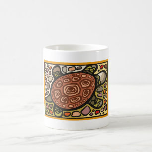 Taza De Café Mugs de tortuga mosaica