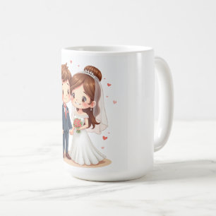 Taza De Café Mugs del aniversario del boda
