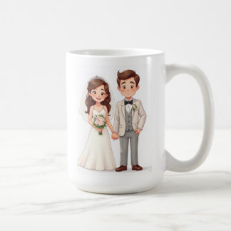 Taza De Café Mugs del aniversario del boda