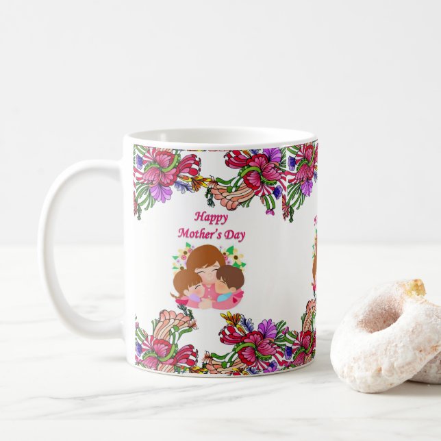 Taza De Café Mugs del Día de la Madre (Con donut)